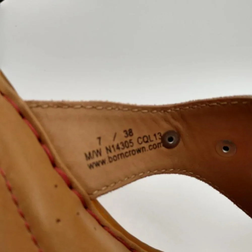 Crown by Born Orange Sandals - Size 7